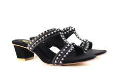 Black Ladies Formal Block Heel