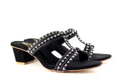 Black Ladies Formal Block Heel