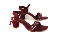 Maroon fancy Sandal