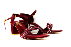 Maroon fancy Sandal