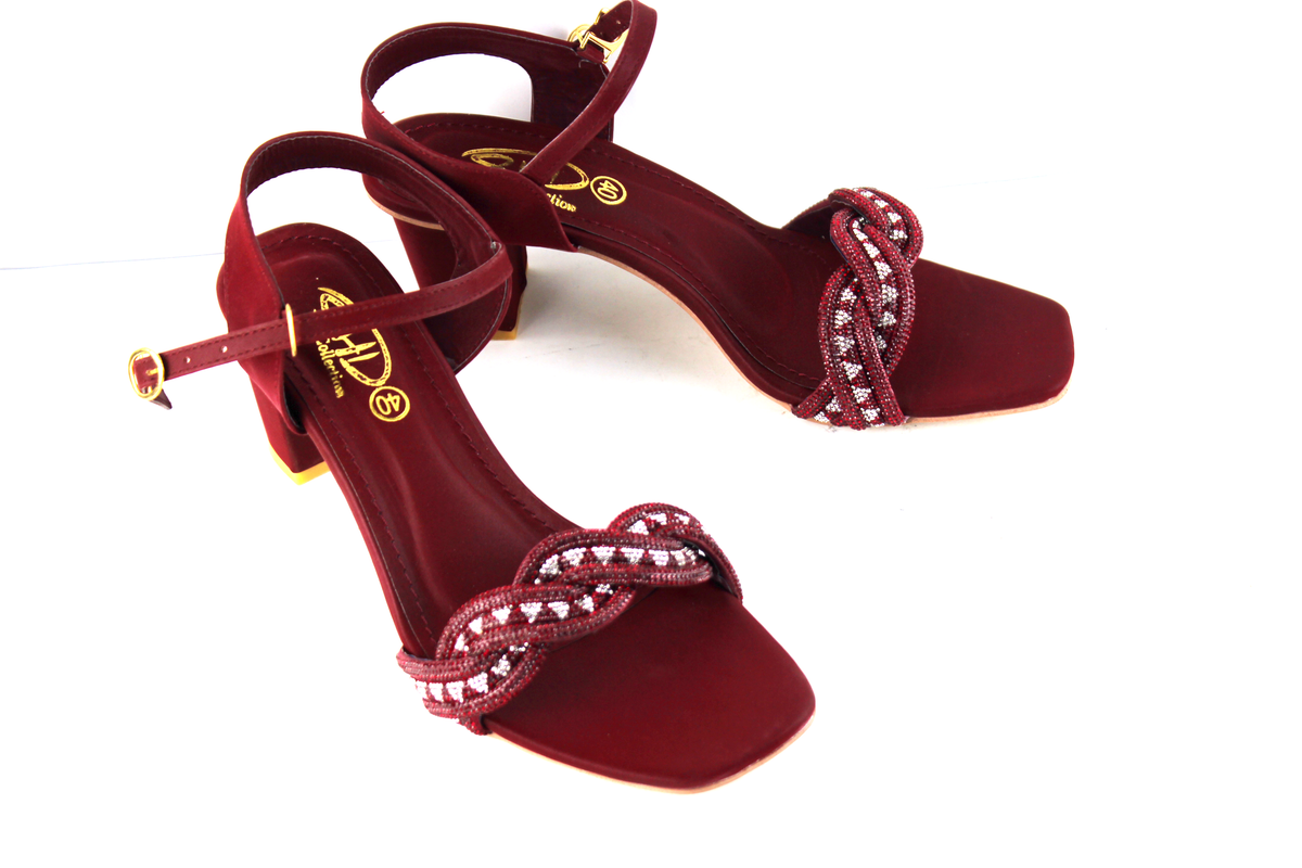 Maroon fancy Sandal